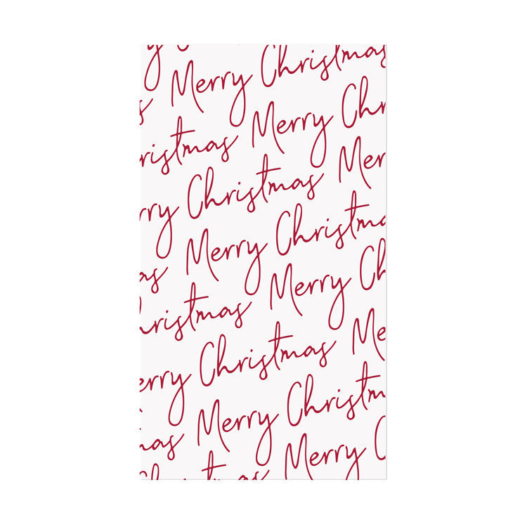 Merry Christmas Guest Napkins (16 Pack)