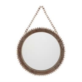 Beaded Hanging Mirror - LG