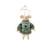 Nordic Noelle Mouse Ornament