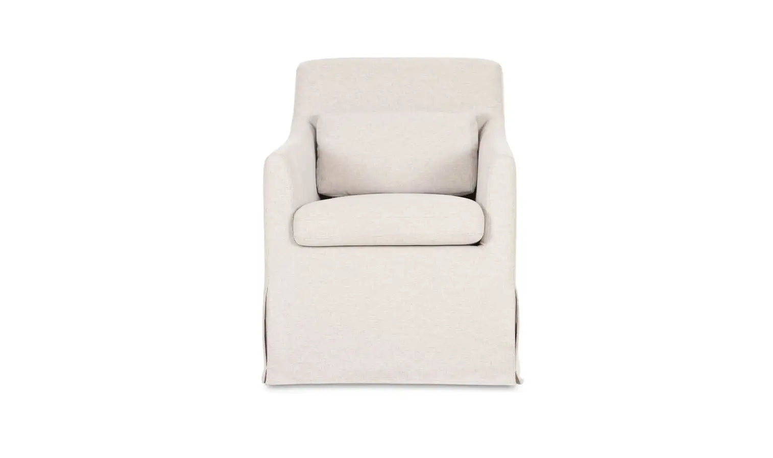 Lydia Slipcover Dining Chair Beige