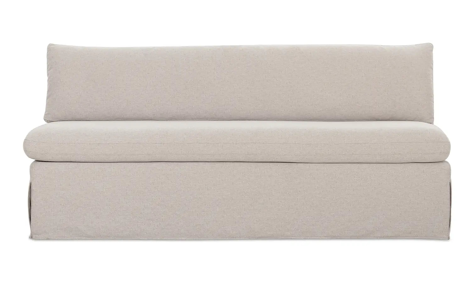 Fable Slipcover Dining Bench Beige