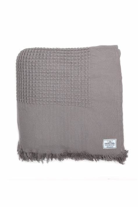 The Breeze Waffle Bed Cover - Stone Grey - King