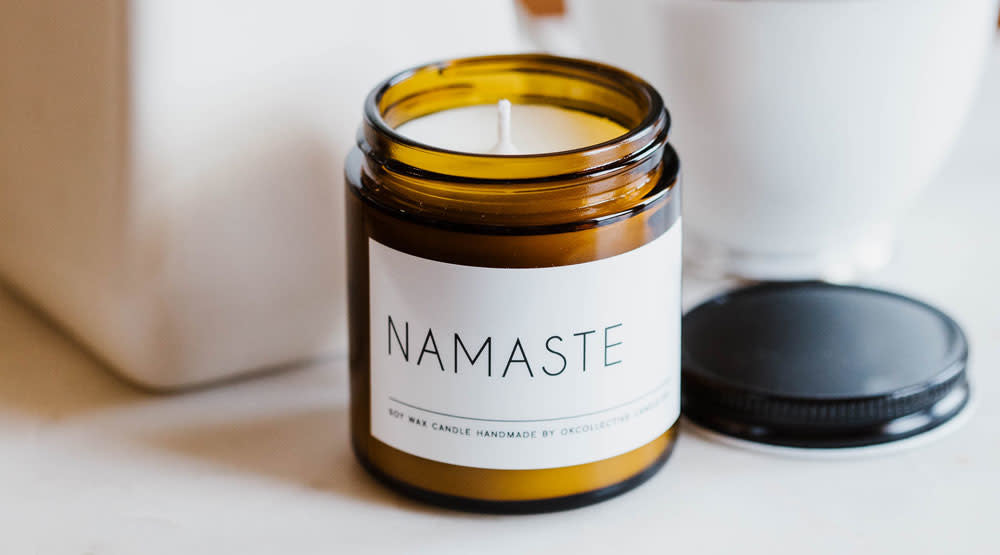 Namaste Candle