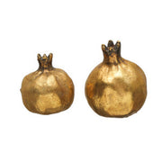 Resin Pomegranate - Antique Gold - Large