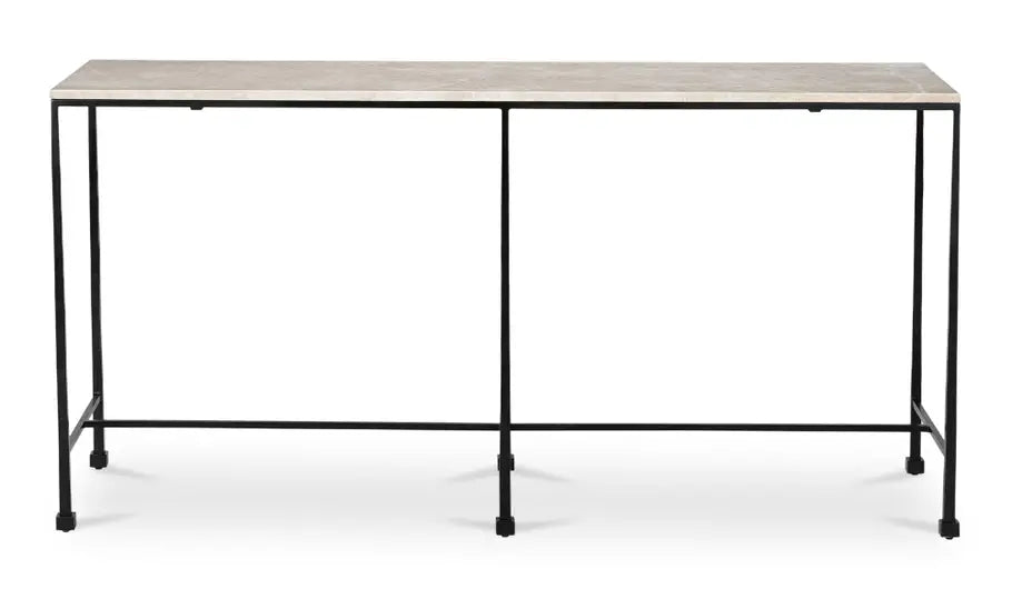 River Console Table Botticino Marble