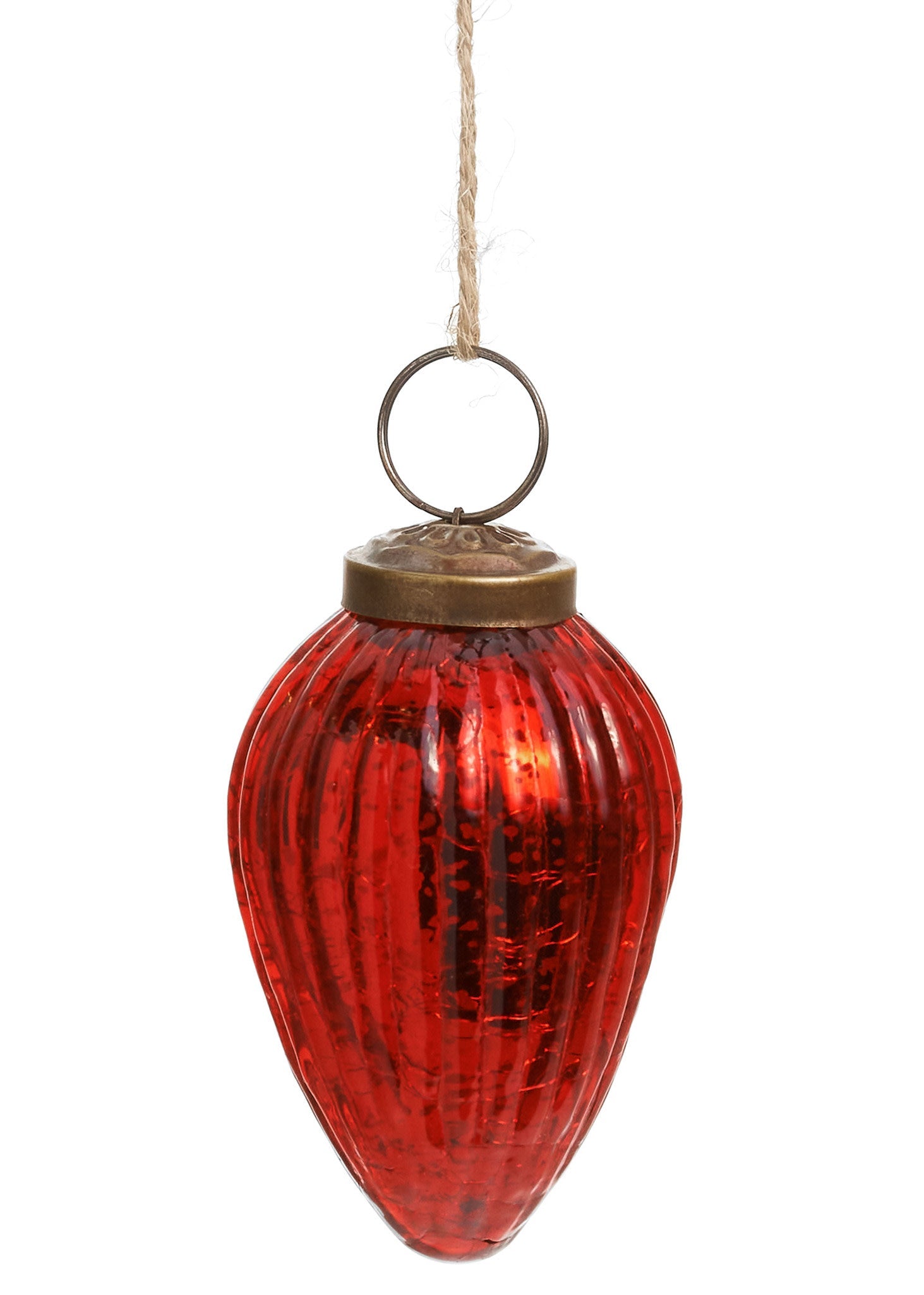 Red Glass Bulb Ornament