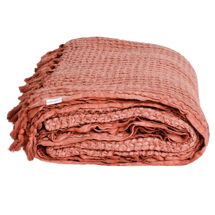 Grande Waffle Blanket - Cinnamon