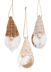 Wool Santa Ornament (3 Styles)