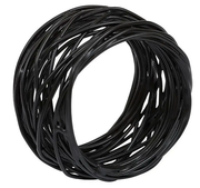 Birdnest Napkin Ring - Black