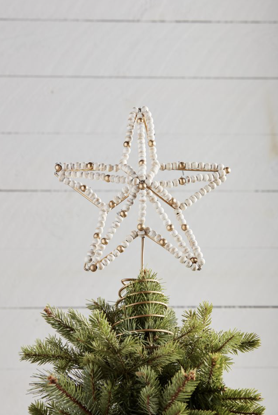 BEADED STAR TREE TOPPER