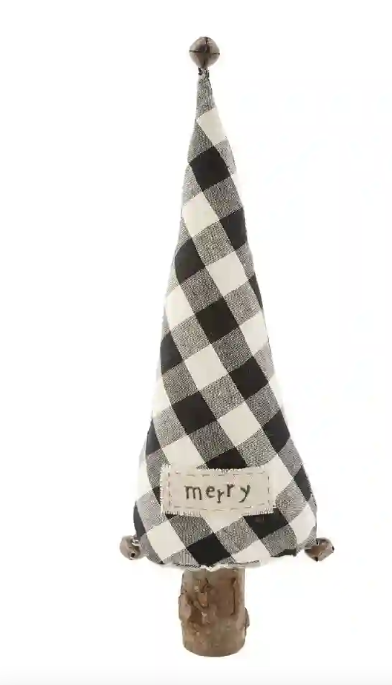 Buffalo Plaid Tree Sitter - Medium