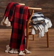 Buffalo Plaid Throw Blanket - Red