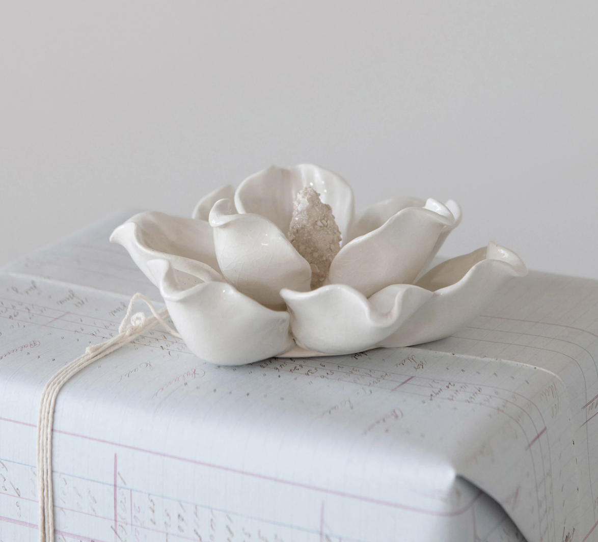 Stoneware Magnolia - White