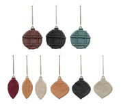Clay Cookie Ornaments (Various Styles)