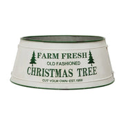 Metal Christmas Tree Collar - "Farm Fresh Christmas Tree"