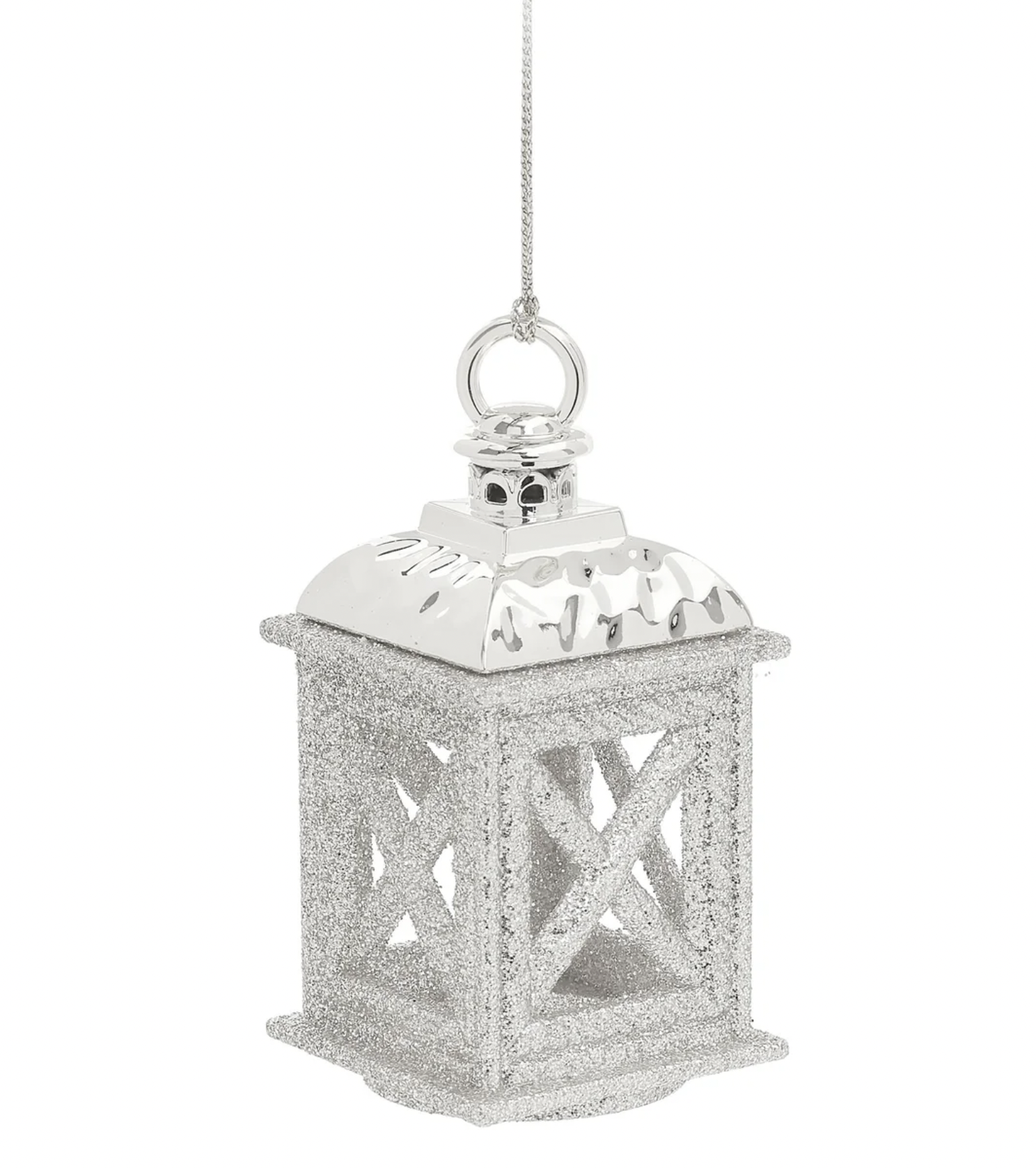 Lantern Ornament - Silver