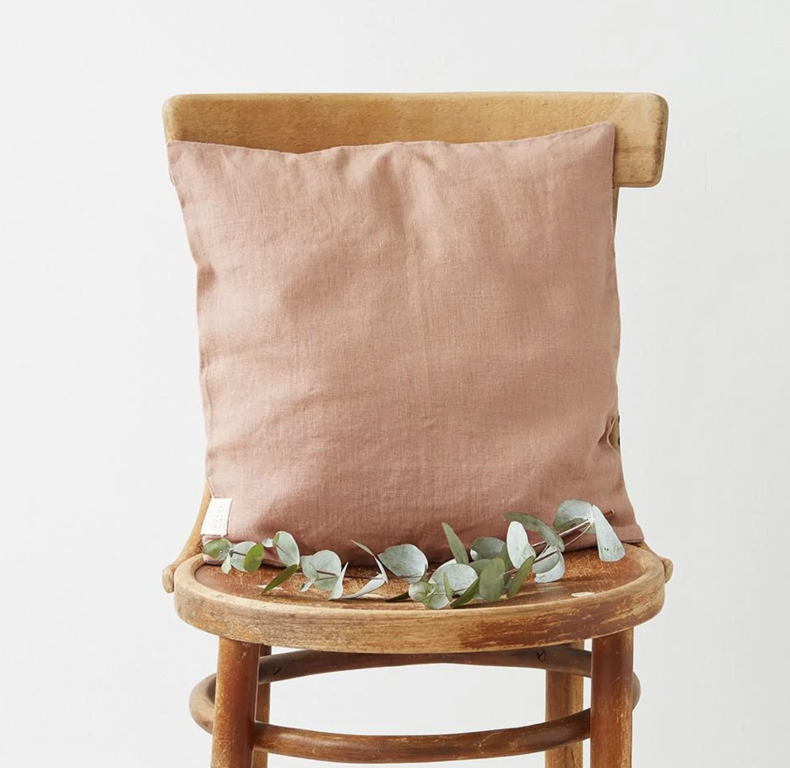 Linen Cushion Cover - Cafe Creme
