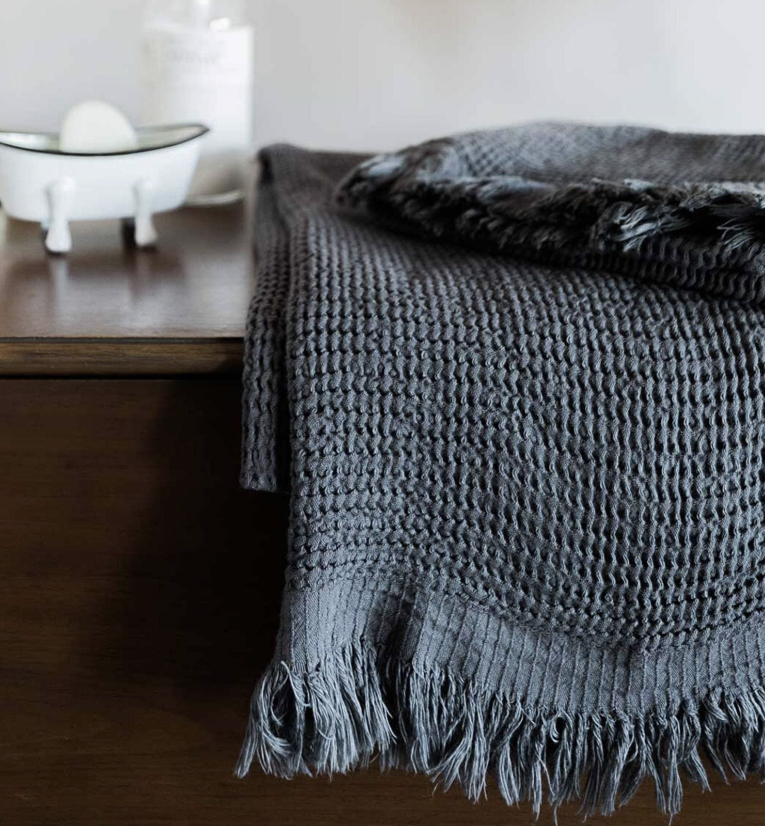 Wave Towel - Charcoal