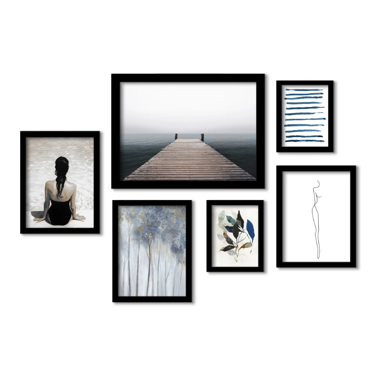 Ocean Bridge - Blue Wave Lines