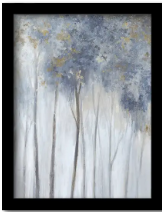 Ocean Bridge - Mixed Blue Florals