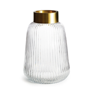Jasper Fluted Glass Vase