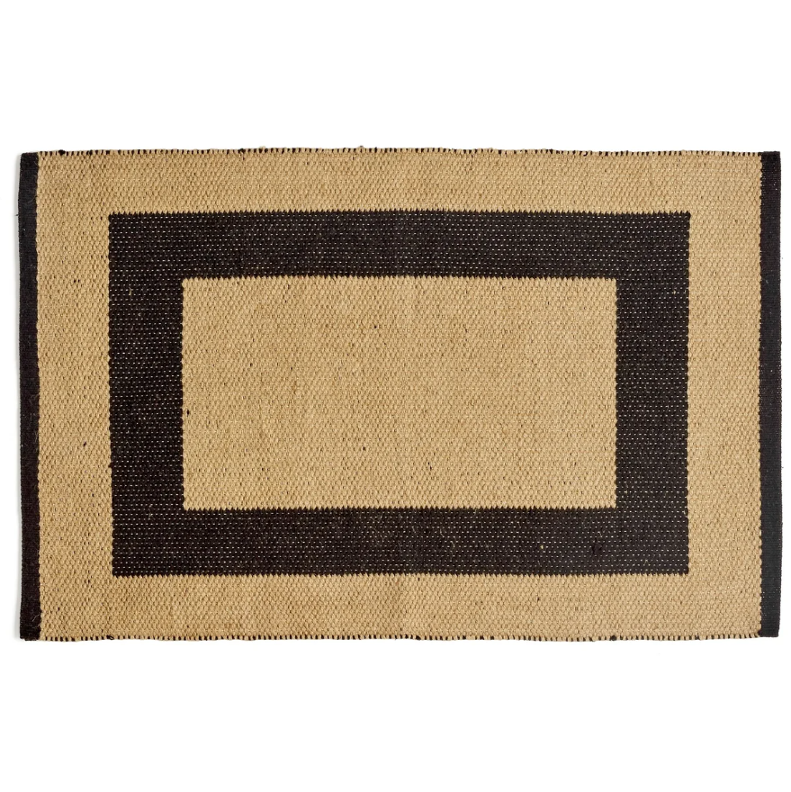 Cartier Natural/Black Rug 24"x36"