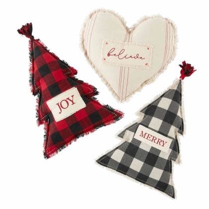 Xmas Shaped Pillow - Joy