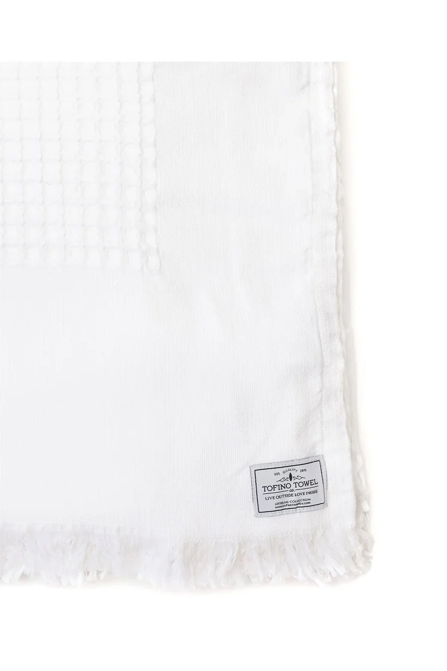 The Breeze Waffle Bed Cover - White - Queen