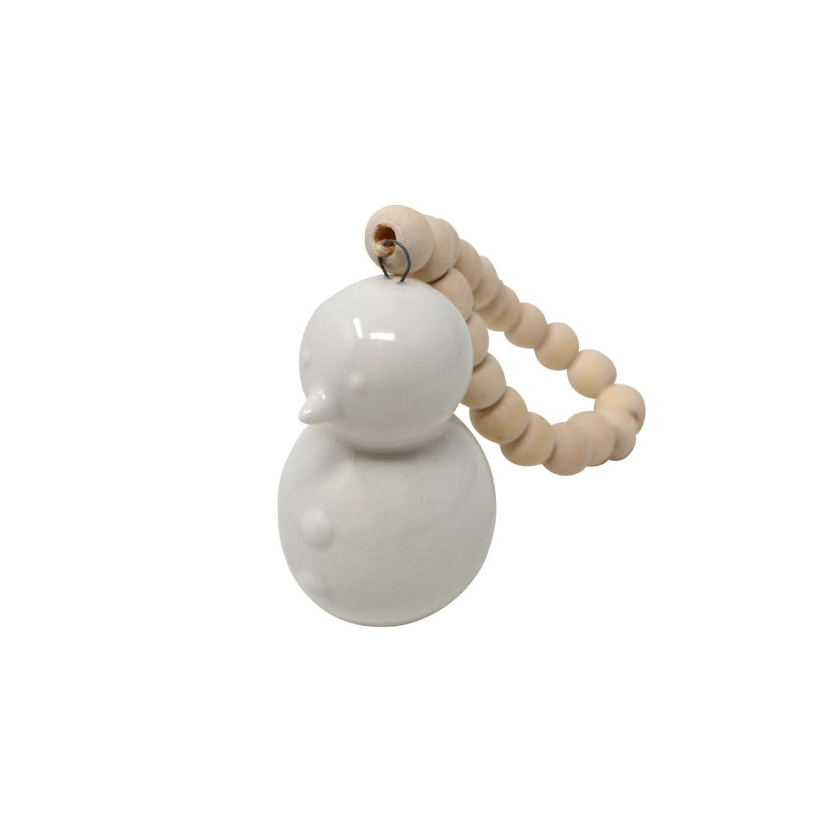 Beaded Ornament - Snowman