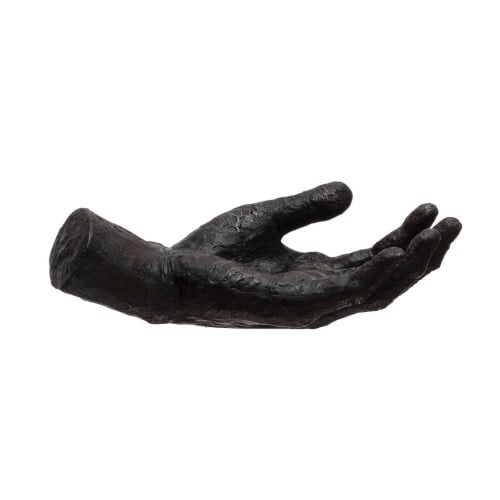 Black Resin Hand