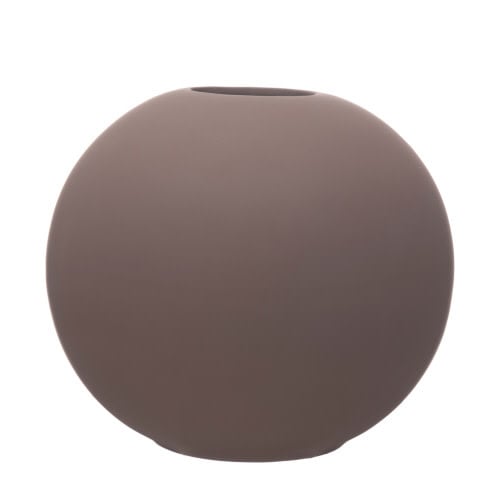 Matte Plum Stoneware Vase