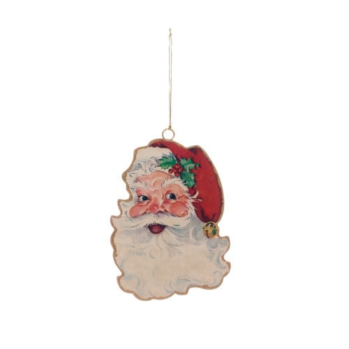 Vintage Reproduction Santa Ornament