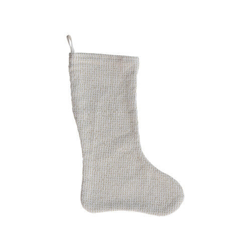 Cotton Stocking w/ Metallic Gold