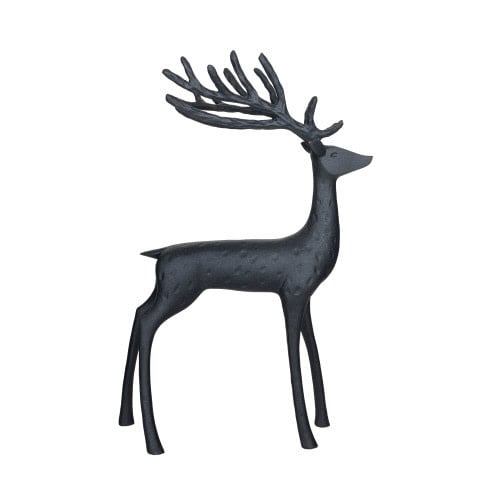 Black Resin Reindeer - Large
