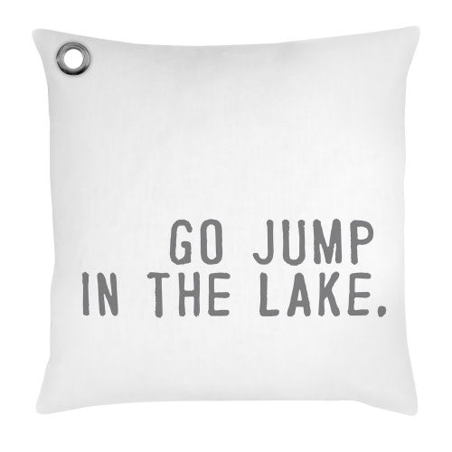 Jump in the Lake Pillow