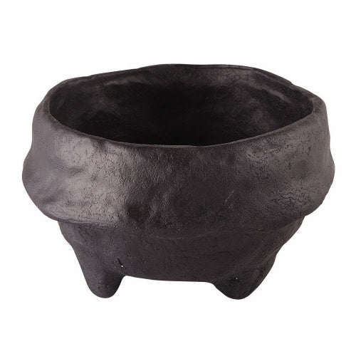 Paper Mache Bowl - Black - SM