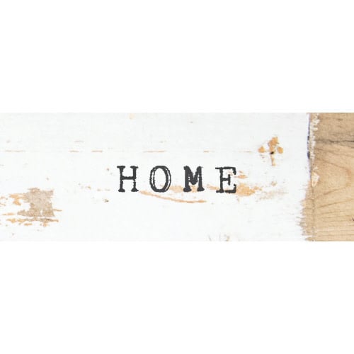 Wooden Block Sign - Home