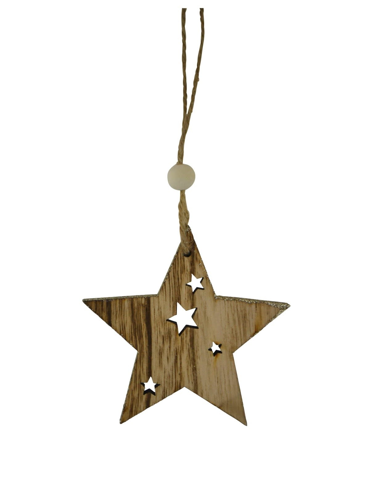 Wooden Star Ornament