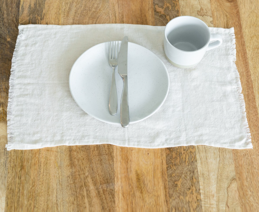 Linen Cocktail Napkin - Ivory