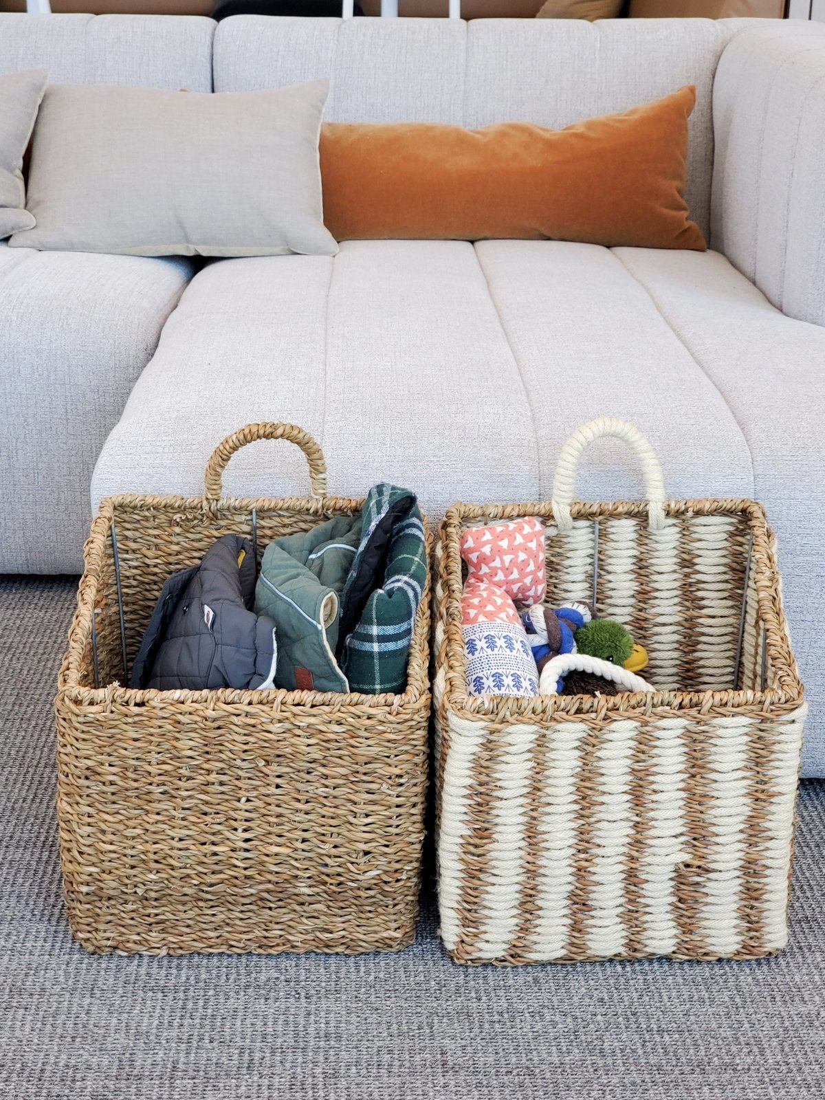 Ula Square Basket - Natural