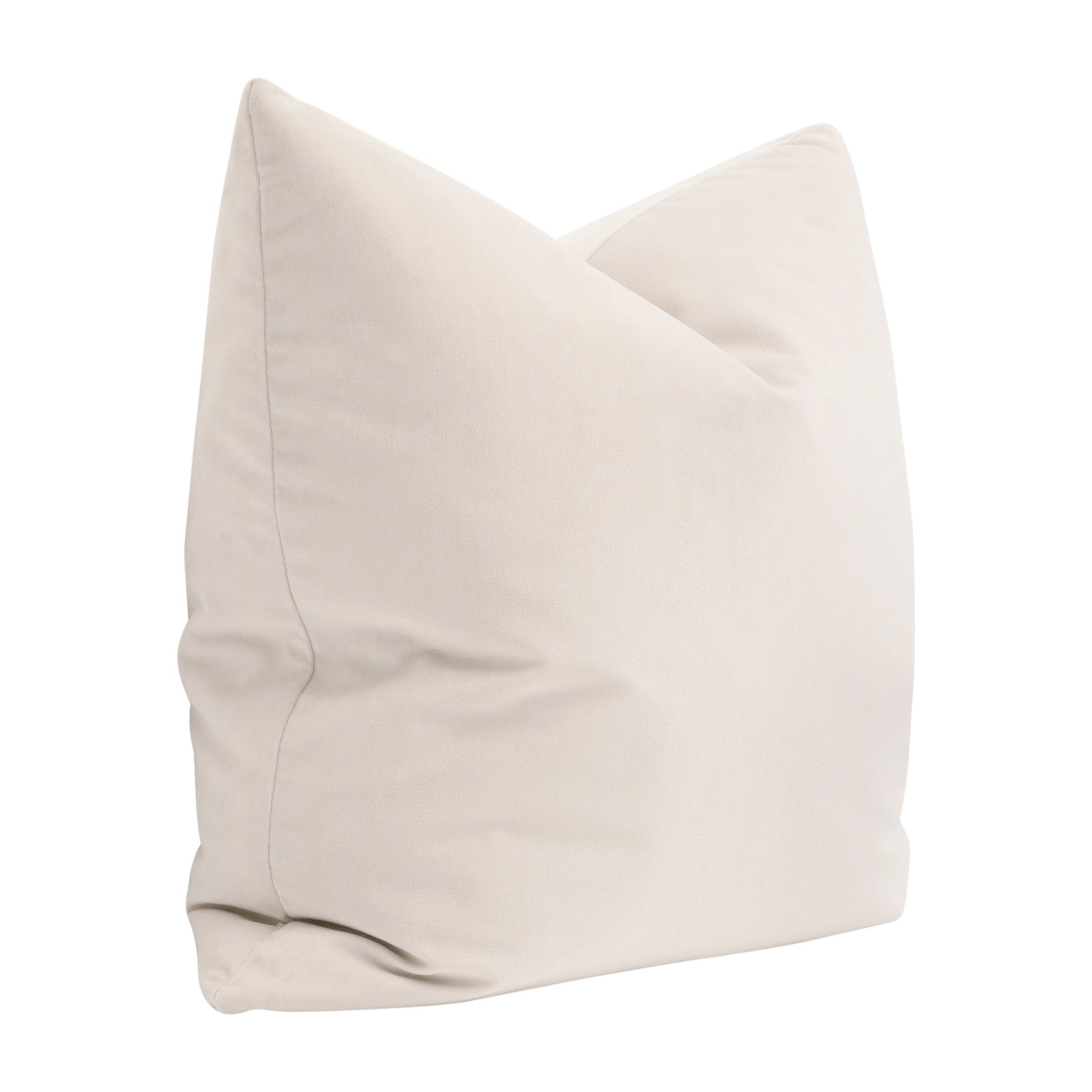 The Basic Essential Pillow - Cream Velvet
