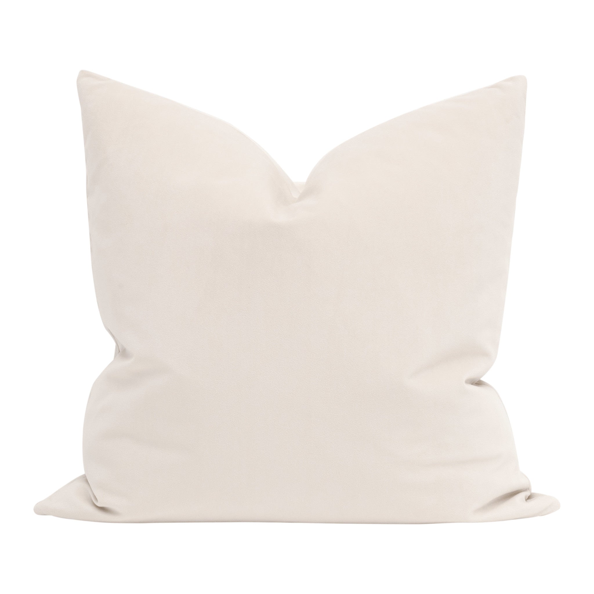 The Basic Essential Pillow - Cream Velvet