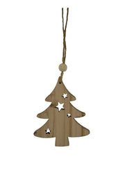 Wooden Starry Tree  Ornament