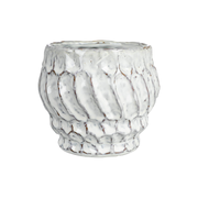 Embossed Stoneware Planter