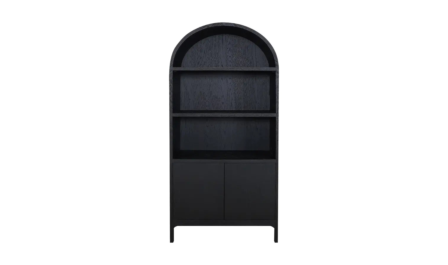 Wilde Display Cabinet Black Oak