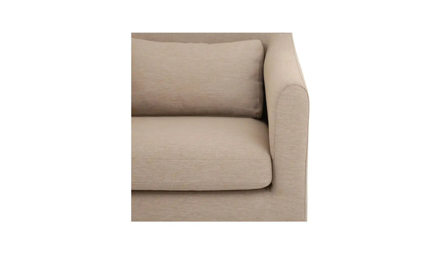 Lydia Outdoor Slipcover Dining Chair Light Brown