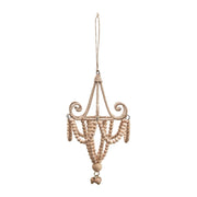 Jute/Wood Chandelier Ornament