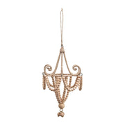 Jute/Wood Chandelier Ornament