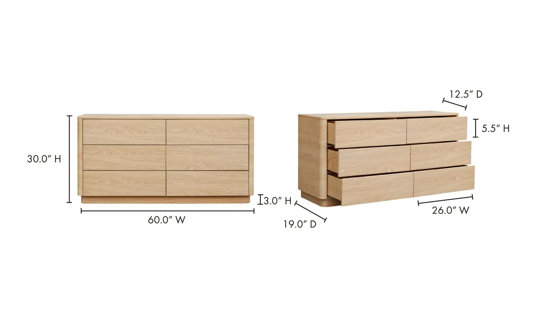 Round Off Dresser