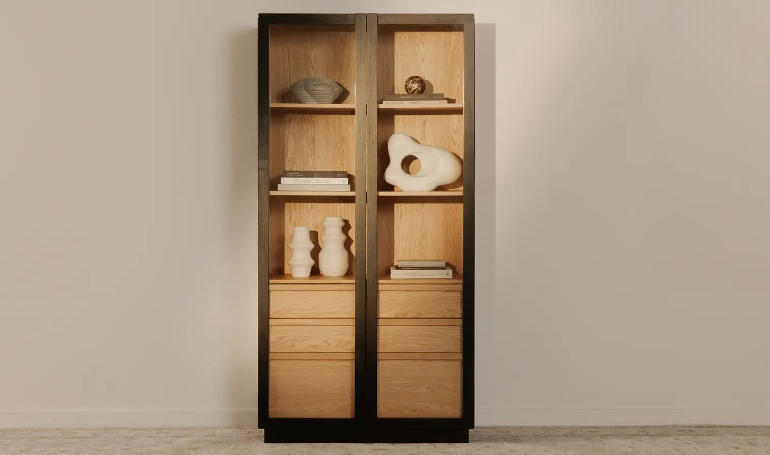 Charlotte Tall Cabinet Black